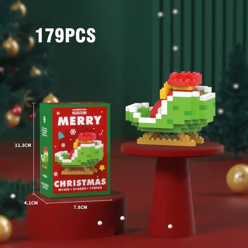 Micro Building Blocks and Mini Sets with Festive Holiday Figures