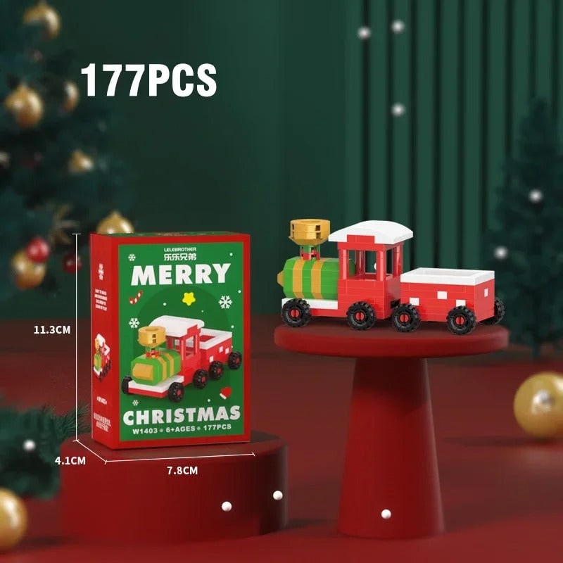 Micro Building Blocks and Mini Sets with Festive Holiday Figures