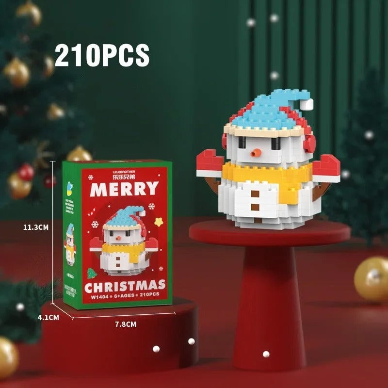 Micro Building Blocks and Mini Sets with Festive Holiday Figures