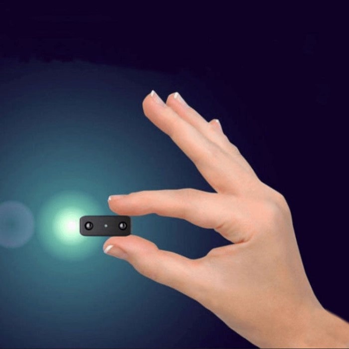 Mini Spy Security Camera with Night Vision Wireless Audio and Compact HD Design Small
