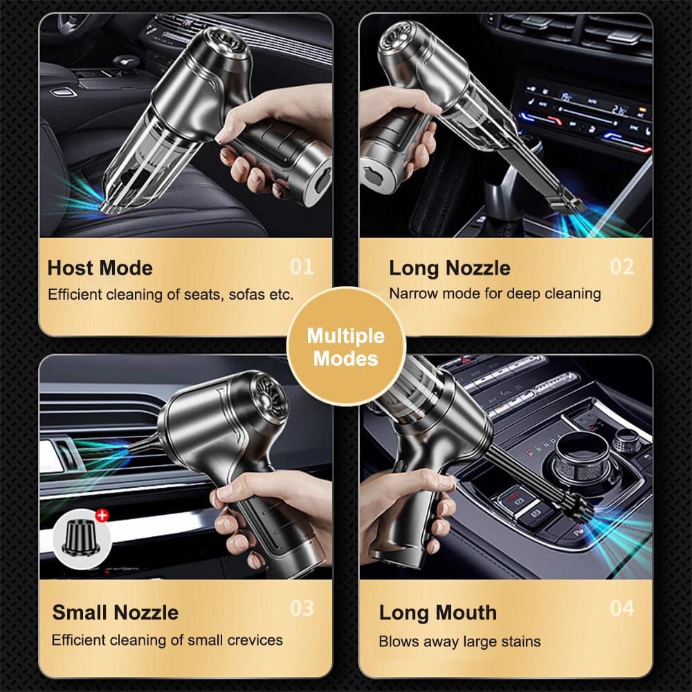 Handheld Car Vacuum Cleaner Powerful Compact Auto Cleaning Tool