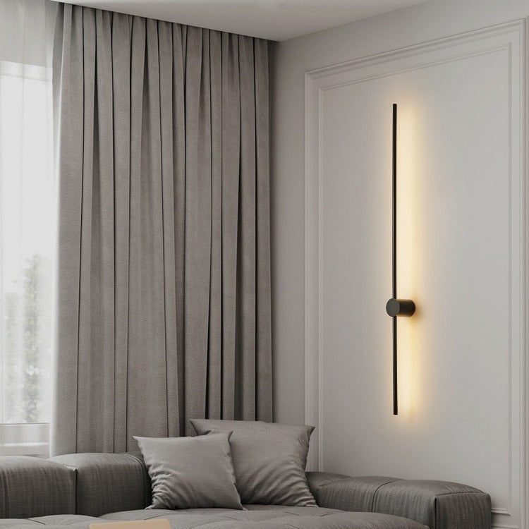 Modern Contemporary Linear LED Wall Sconce with Indirect Backlighting