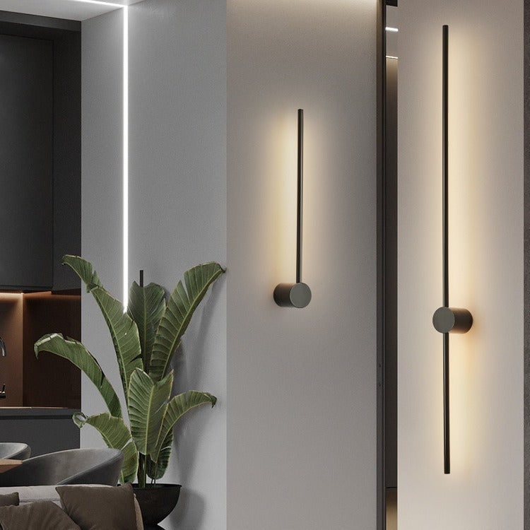 Modern Contemporary Linear LED Wall Sconce with Indirect Backlighting
