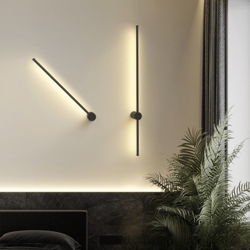 Modern Contemporary Linear LED Wall Sconce with Indirect Backlighting