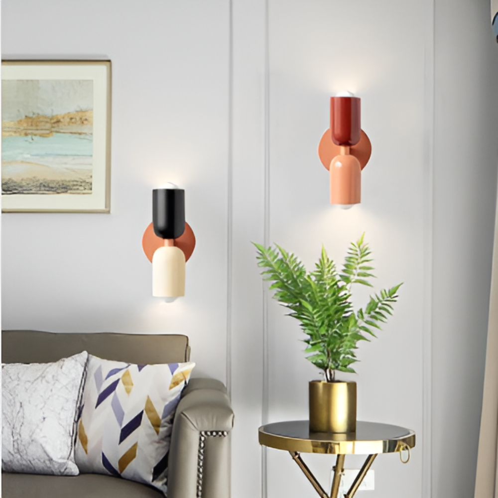 LED Wall Lamp Contemporary Dual-Glow Design
