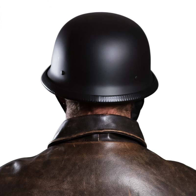 Motorcycle Half Helmet Open Face German Quick Release Buckle Adjustable Chin Strap