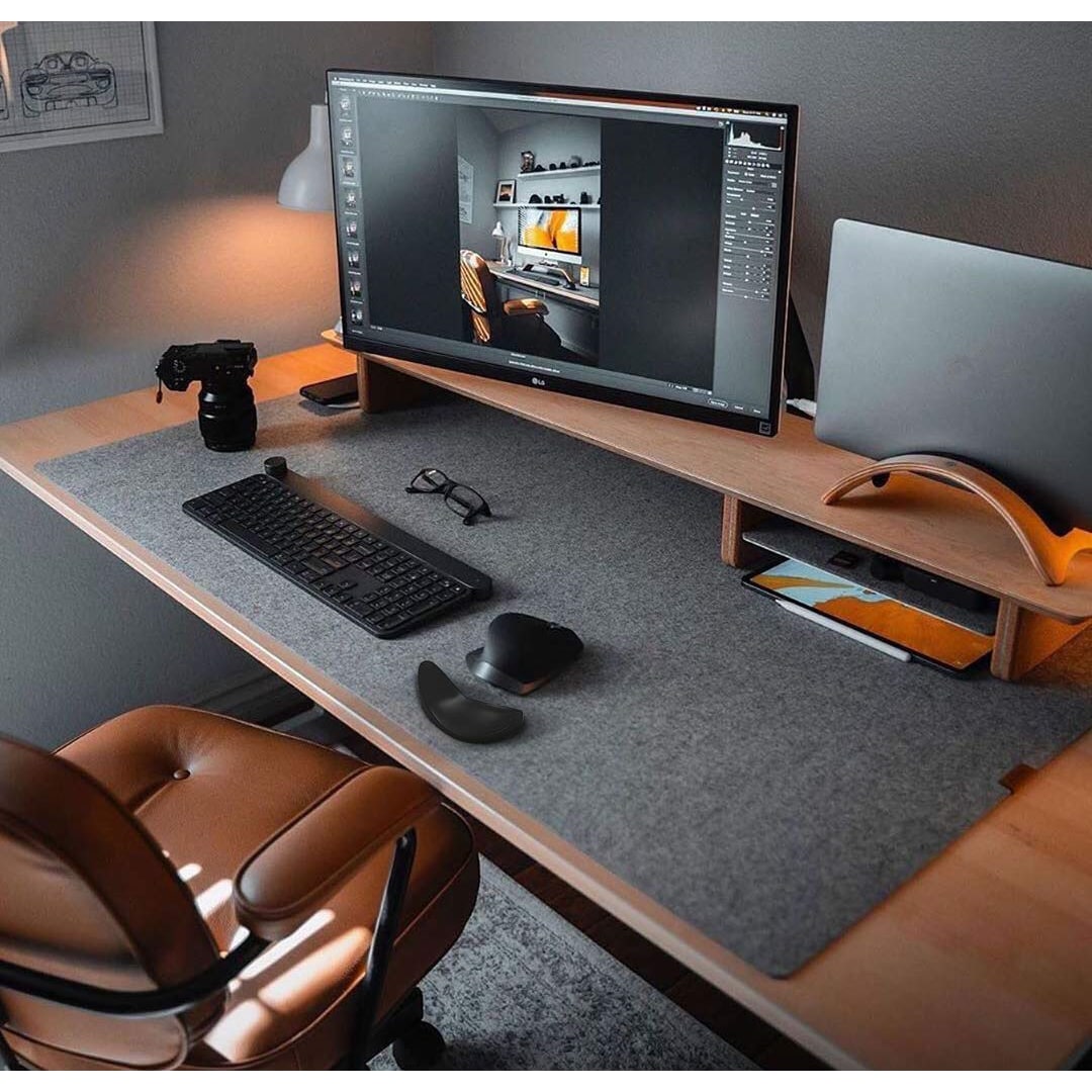 Mouse Wrist Rest Pad with Ergonomic Support for Computer Gaming and Office Use