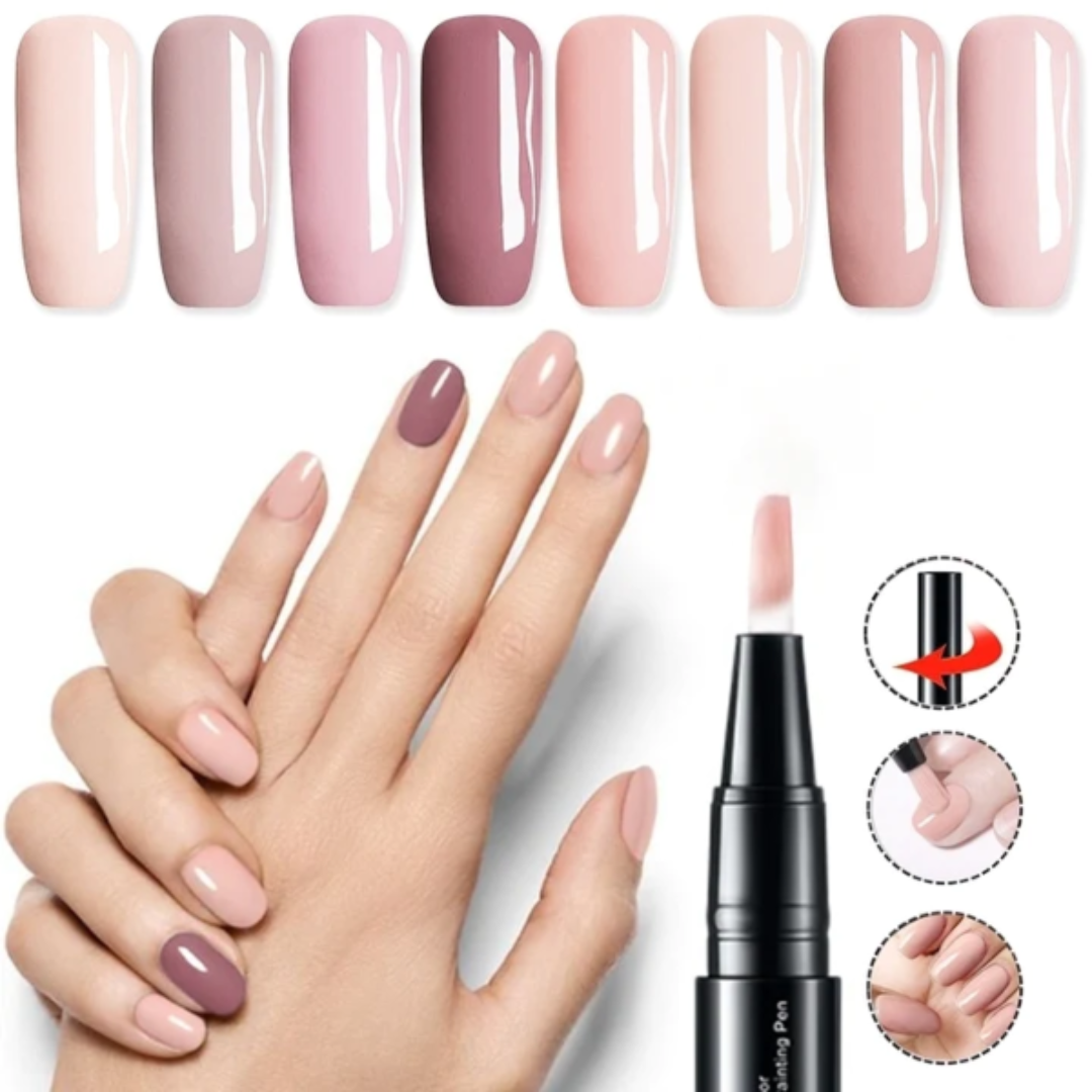 Nail Art Pen Polish Gel Brush Liquid Quick Dry