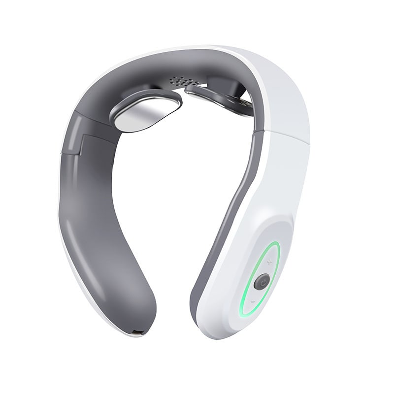 Neck Massager for Trapezius Muscle with Heat and Shiatsu Massage Portable Folding Electric Pulse