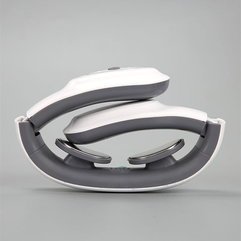 Neck Massager for Trapezius Muscle with Heat and Shiatsu Massage Portable Folding Electric Pulse