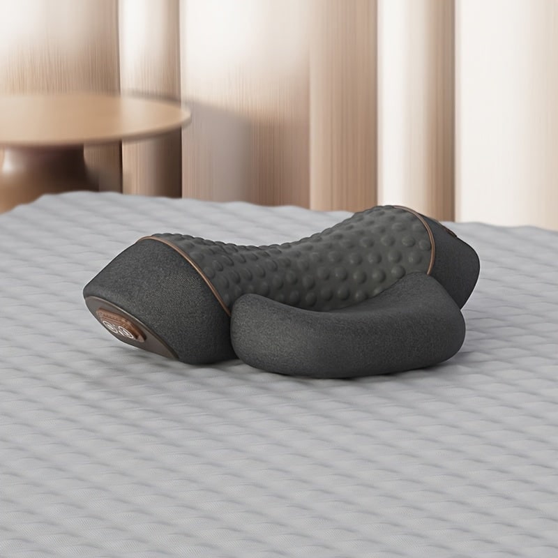 Neck Pain Relief Pillow for Problems and Issues with Heated Massage Support