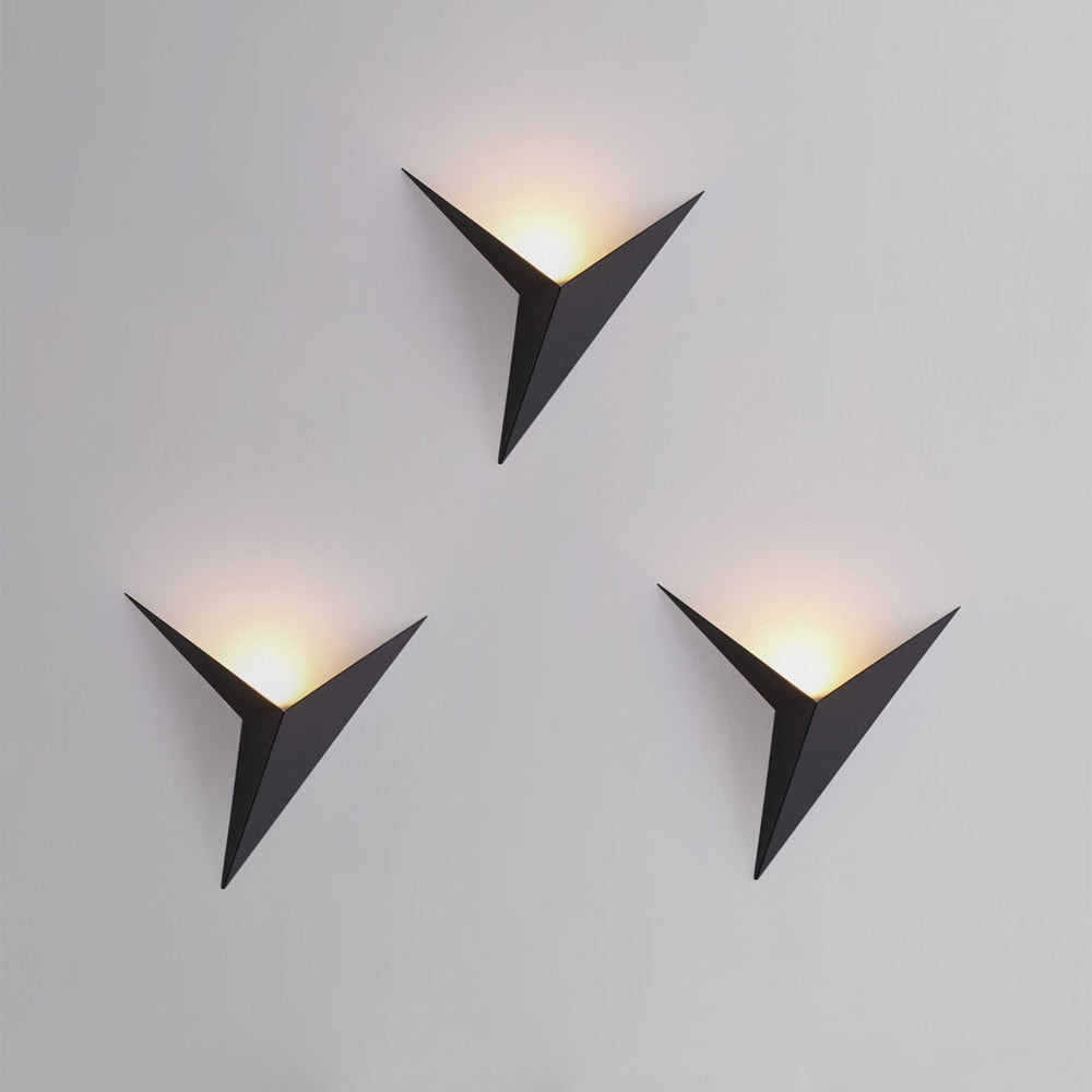 Luxury Wall Lights with Sleek Triangular Design