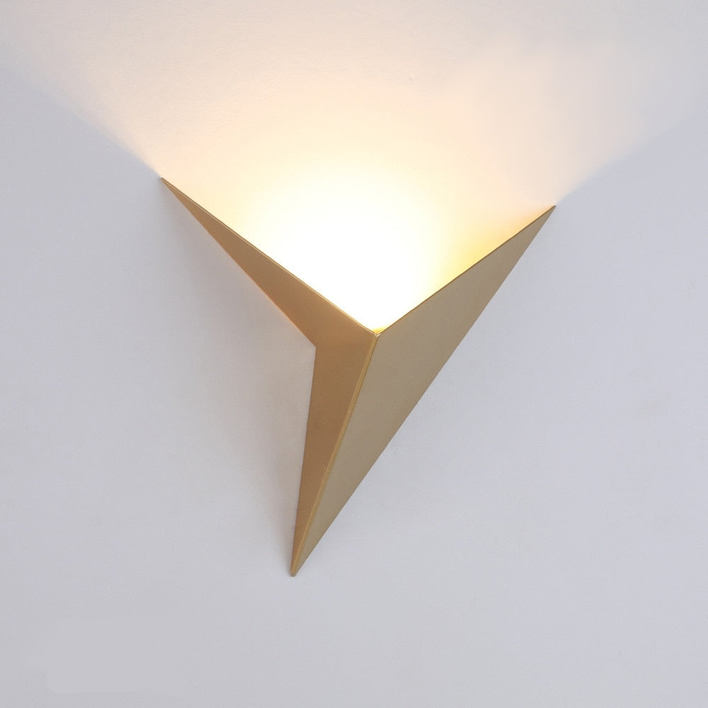 Luxury Wall Lights with Sleek Triangular Design