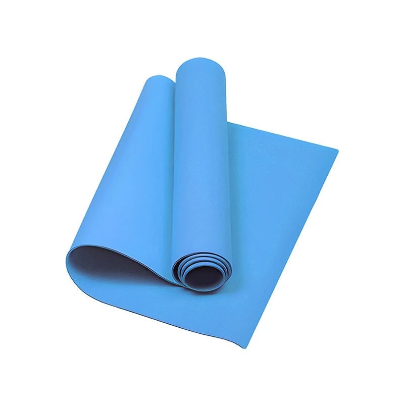 Non-Slip Foldable Yoga Mat with Pilates Grid Lines Portable 4mm Eva Foam Lightweight