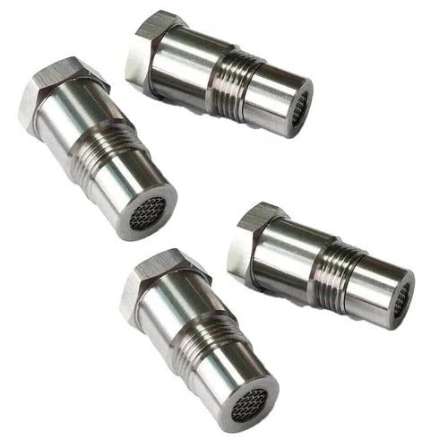 O2 Sensor Spacer with Oxygen Adapter and Built-In Mini Catalytic Converter for Check Engine Light