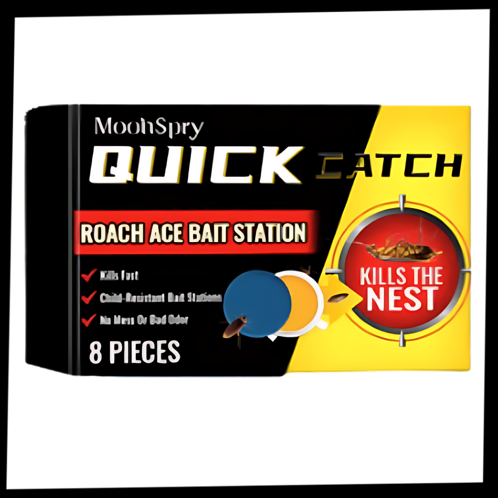 Odorless Cockroach Bait Station for Home Pest Control