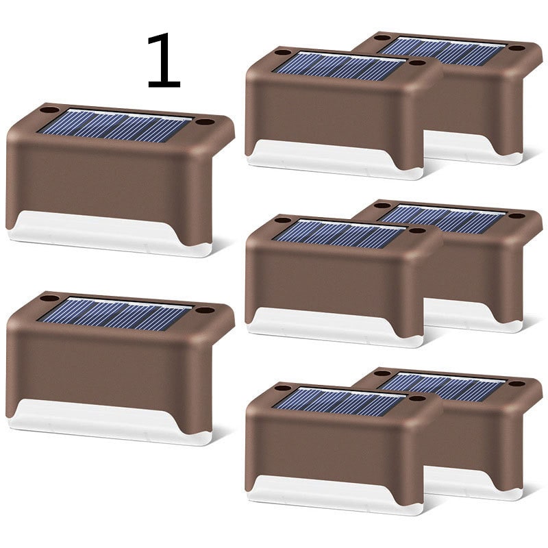 Outdoor Solar Deck and Fence Lights with Step Lighting for Patio Stairs and Walkway