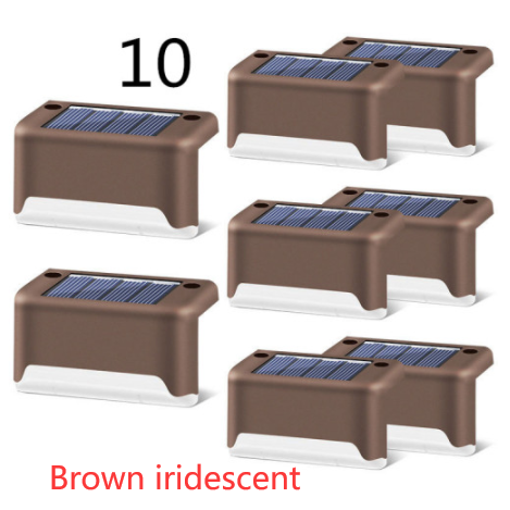Outdoor Solar Deck and Fence Lights with Step Lighting for Patio Stairs and Walkway