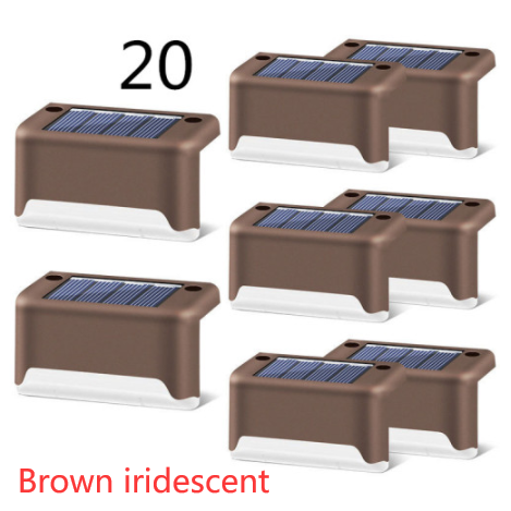 Outdoor Solar Deck and Fence Lights with Step Lighting for Patio Stairs and Walkway