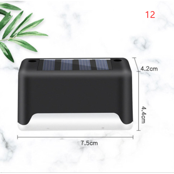 Outdoor Solar Deck and Fence Lights with Step Lighting for Patio Stairs and Walkway