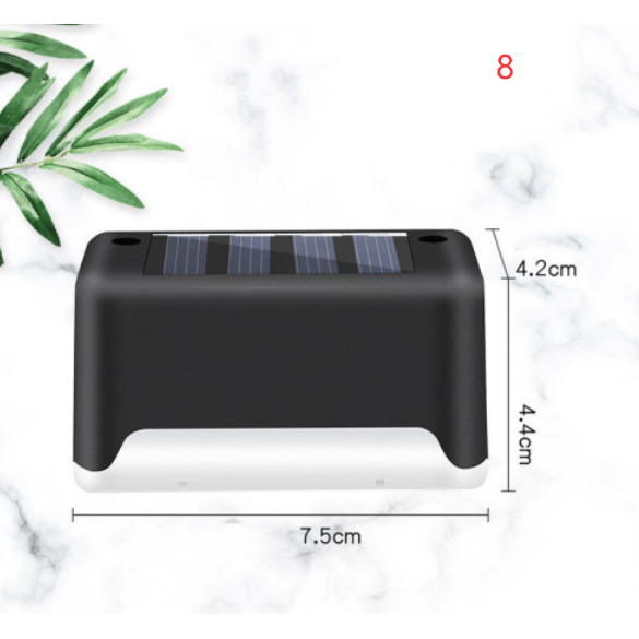 Outdoor Solar Deck and Fence Lights with Step Lighting for Patio Stairs and Walkway