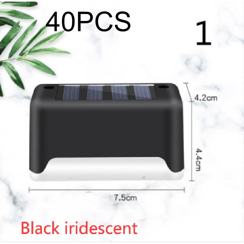 Outdoor Solar Deck and Fence Lights with Step Lighting for Patio Stairs and Walkway