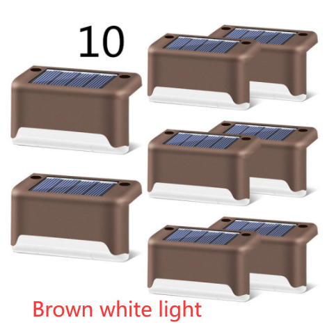 Outdoor Solar Deck and Fence Lights with Step Lighting for Patio Stairs and Walkway