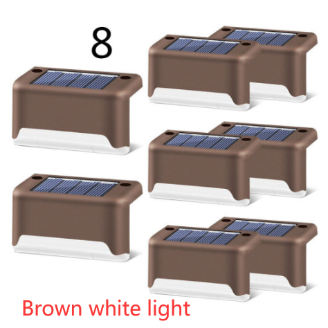 Outdoor Solar Deck and Fence Lights with Step Lighting for Patio Stairs and Walkway