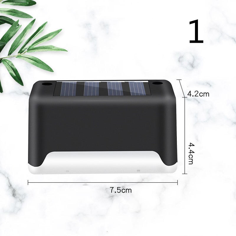 Outdoor Solar Deck and Fence Lights with Step Lighting for Patio Stairs and Walkway