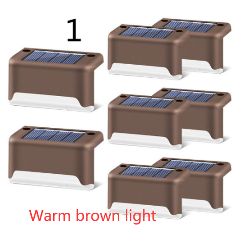 Outdoor Solar Deck and Fence Lights with Step Lighting for Patio Stairs and Walkway