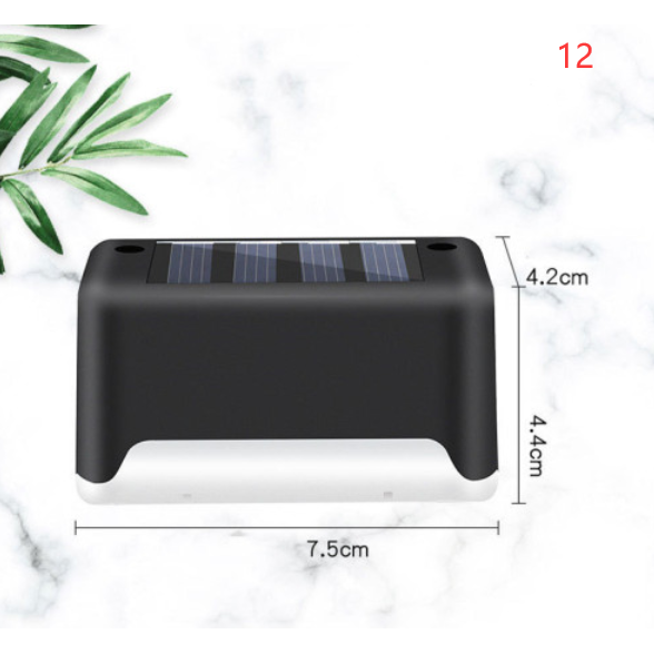 Outdoor Solar Deck and Fence Lights with Step Lighting for Patio Stairs and Walkway