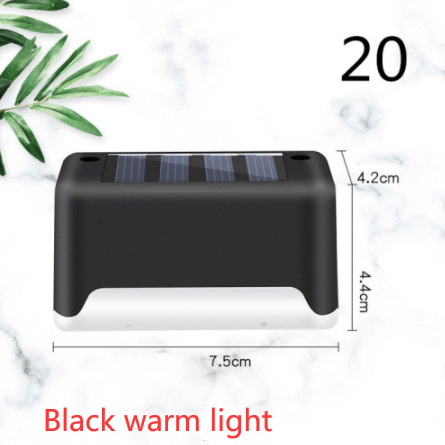 Outdoor Solar Deck and Fence Lights with Step Lighting for Patio Stairs and Walkway