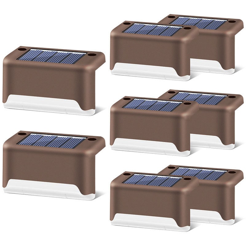 Outdoor Solar Deck and Fence Lights with Step Lighting for Patio Stairs and Walkway