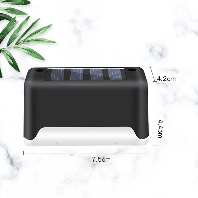 Outdoor Solar Deck and Fence Lights with Step Lighting for Patio Stairs and Walkway