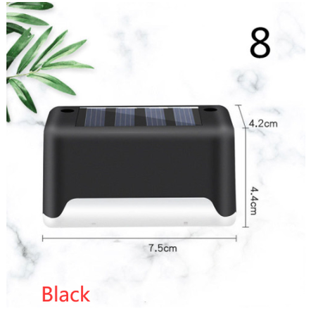 Outdoor Solar Deck and Fence Lights with Step Lighting for Patio Stairs and Walkway