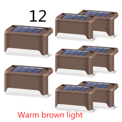 Outdoor Solar Deck and Fence Lights with Step Lighting for Patio Stairs and Walkway