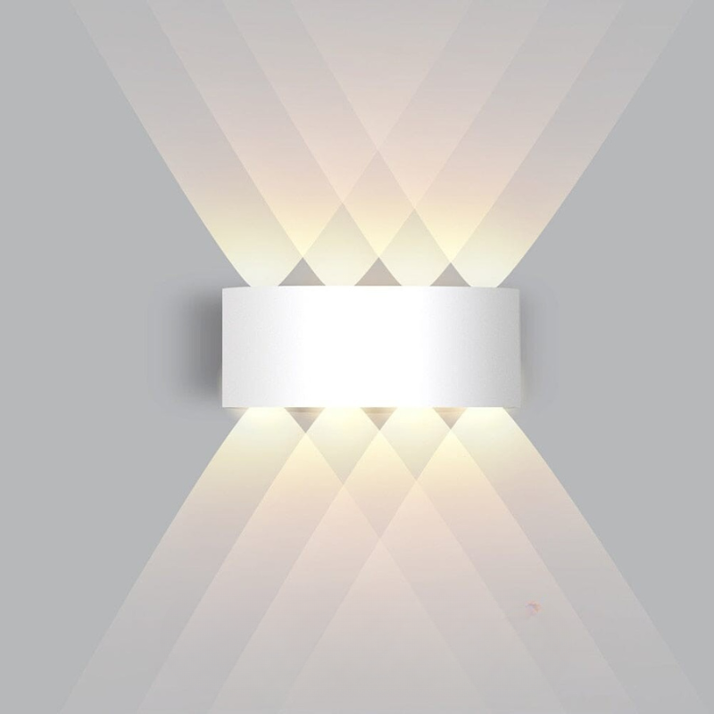 Outdoor Wall Sconce Light LED Up Down Modern Slim Weatherproof Lamp