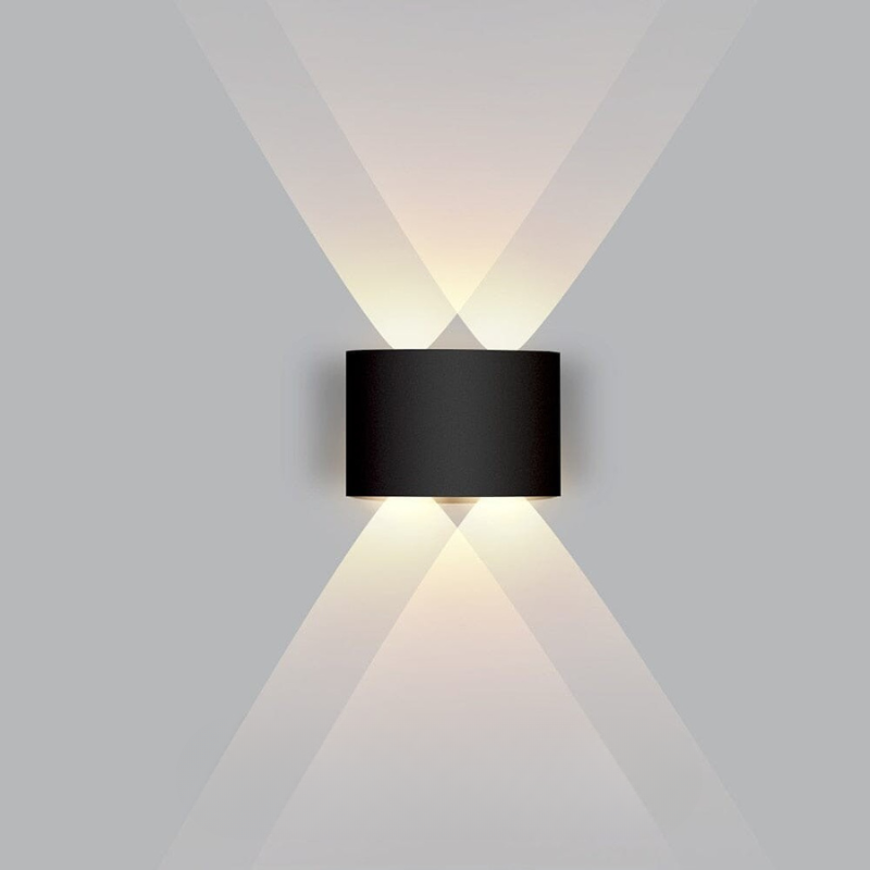 Outdoor Wall Sconce Light LED Up Down Modern Slim Weatherproof Lamp