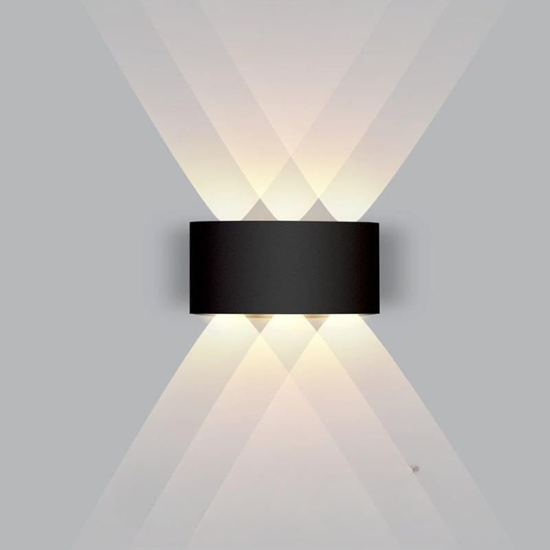 Outdoor Wall Sconce Light LED Up Down Modern Slim Weatherproof Lamp