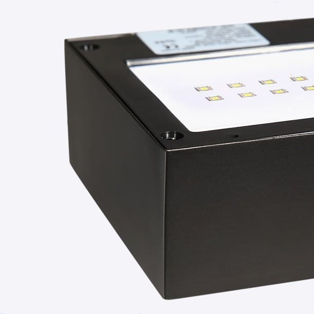 Outdoor Wall Sconce Light with Up and Down LED Lighting and Motion Sensor Exterior