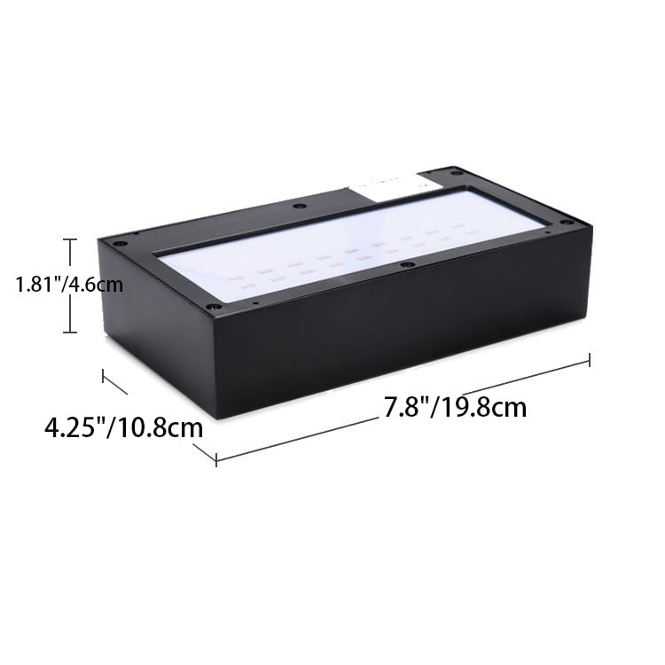 Outdoor Wall Sconce Light with Up and Down LED Lighting and Motion Sensor Exterior