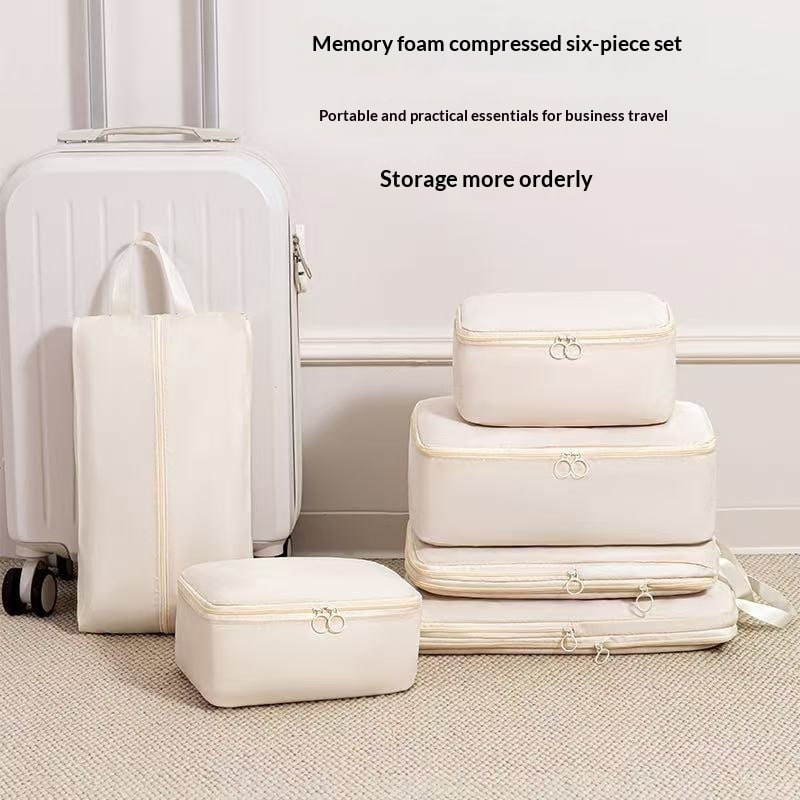 Packing Cubes and Compression for Travel with Luggage Organizer Bags 6 or 8 Piece