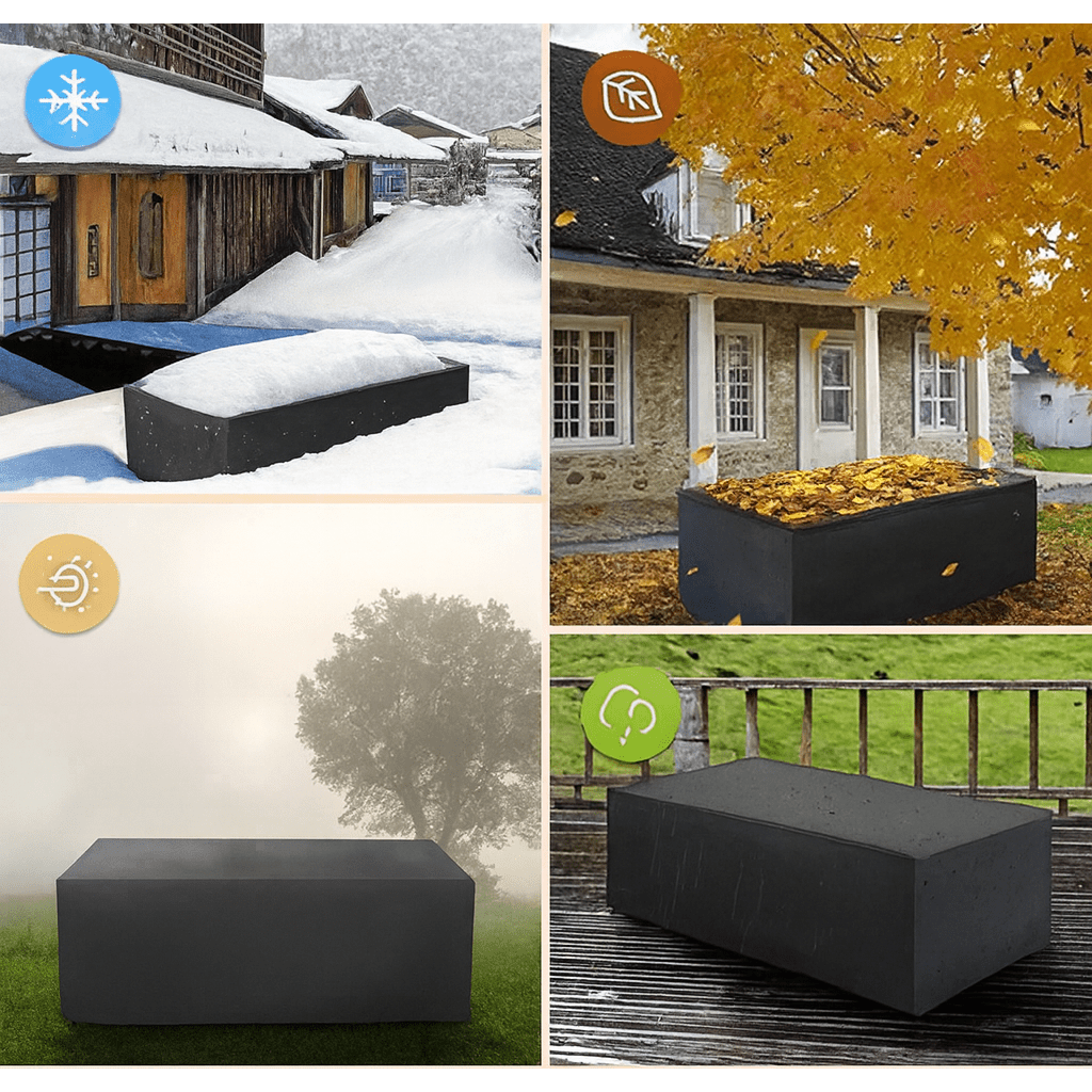 Patio Couch Covers and Outdoor Furniture Waterproof with Stitched Seams Heavy Duty