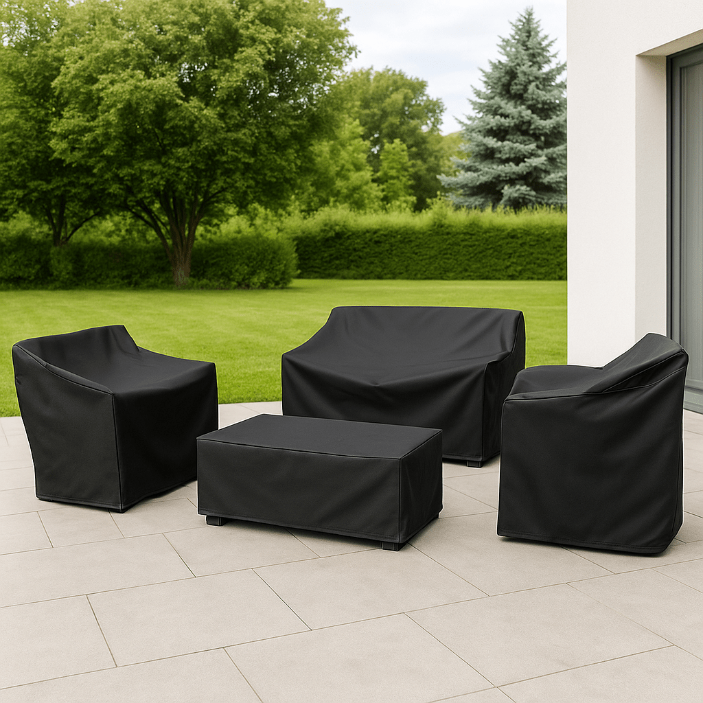 Patio Couch Covers and Outdoor Furniture Waterproof with Stitched Seams Heavy Duty