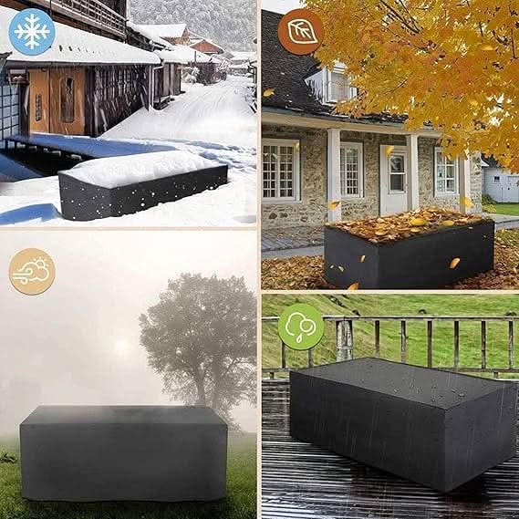 Patio Couch Covers and Outdoor Furniture Waterproof with Stitched Seams Heavy Duty