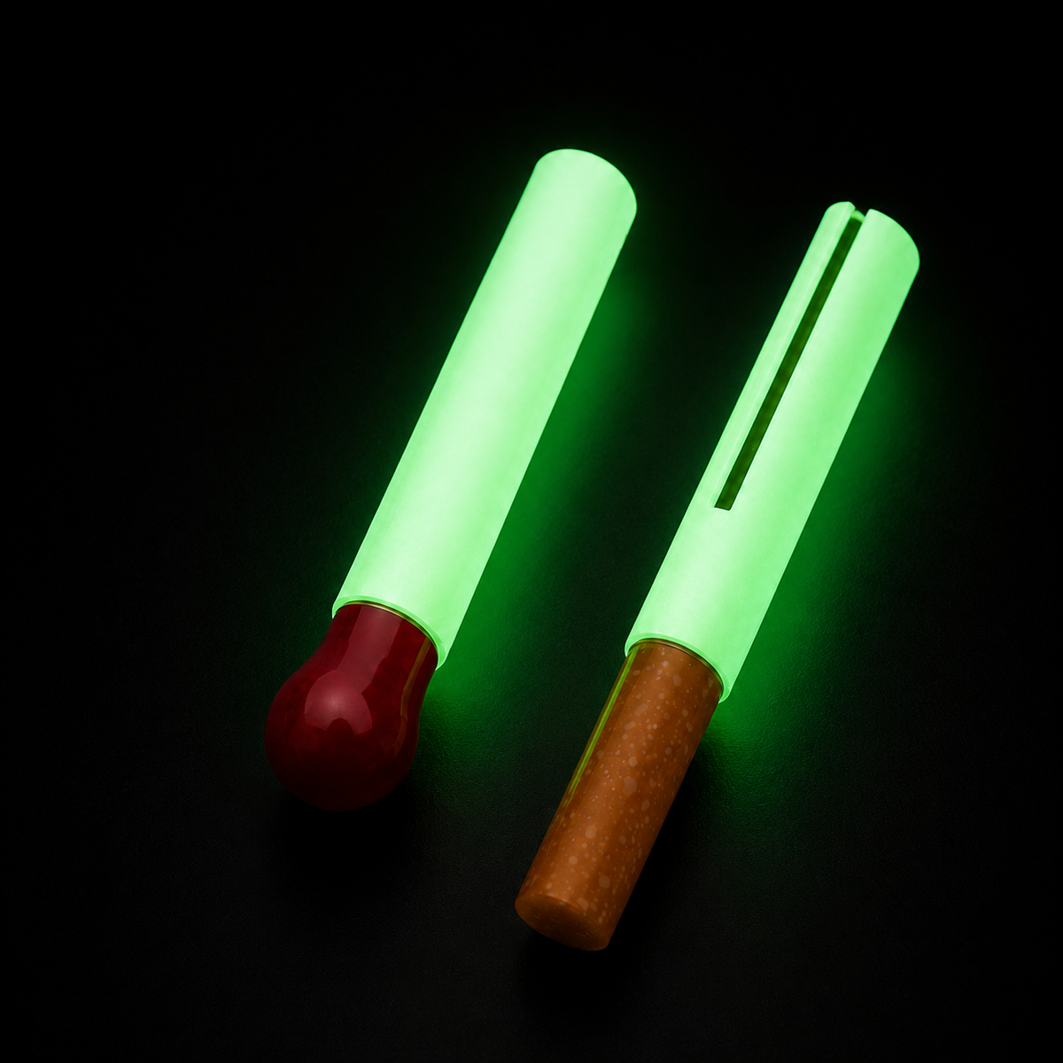Permanent Match Lighter Fire Starter with Waterproof Metal Construction and Keychain Clip