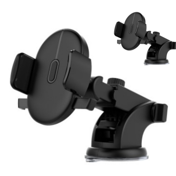 Phone Mount for Car with Telescopic Arm and Suction Cup Base Universal Holder Stand