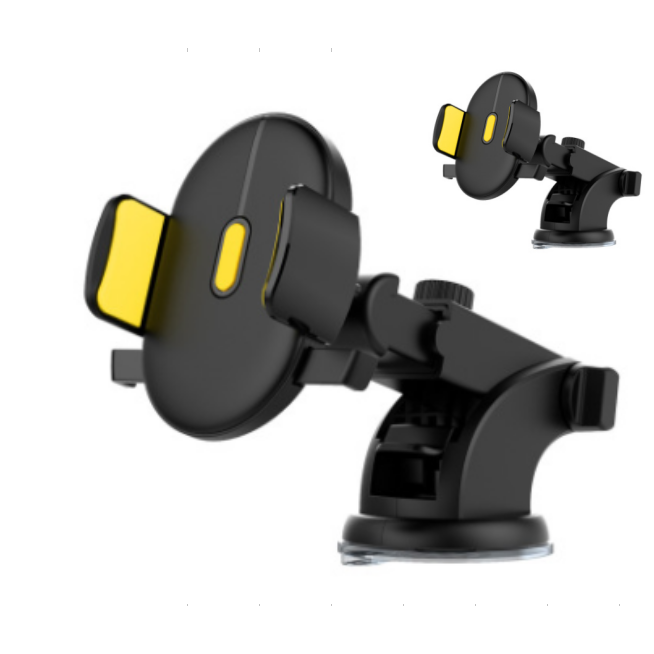 Phone Mount for Car with Telescopic Arm and Suction Cup Base Universal Holder Stand