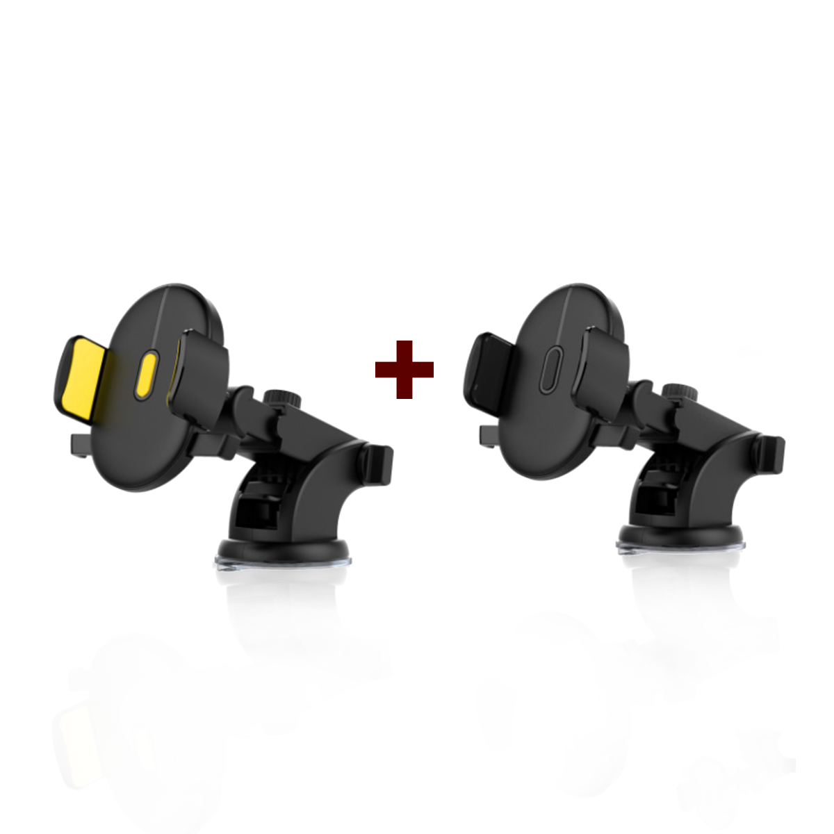 Phone Mount for Car with Telescopic Arm and Suction Cup Base Universal Holder Stand