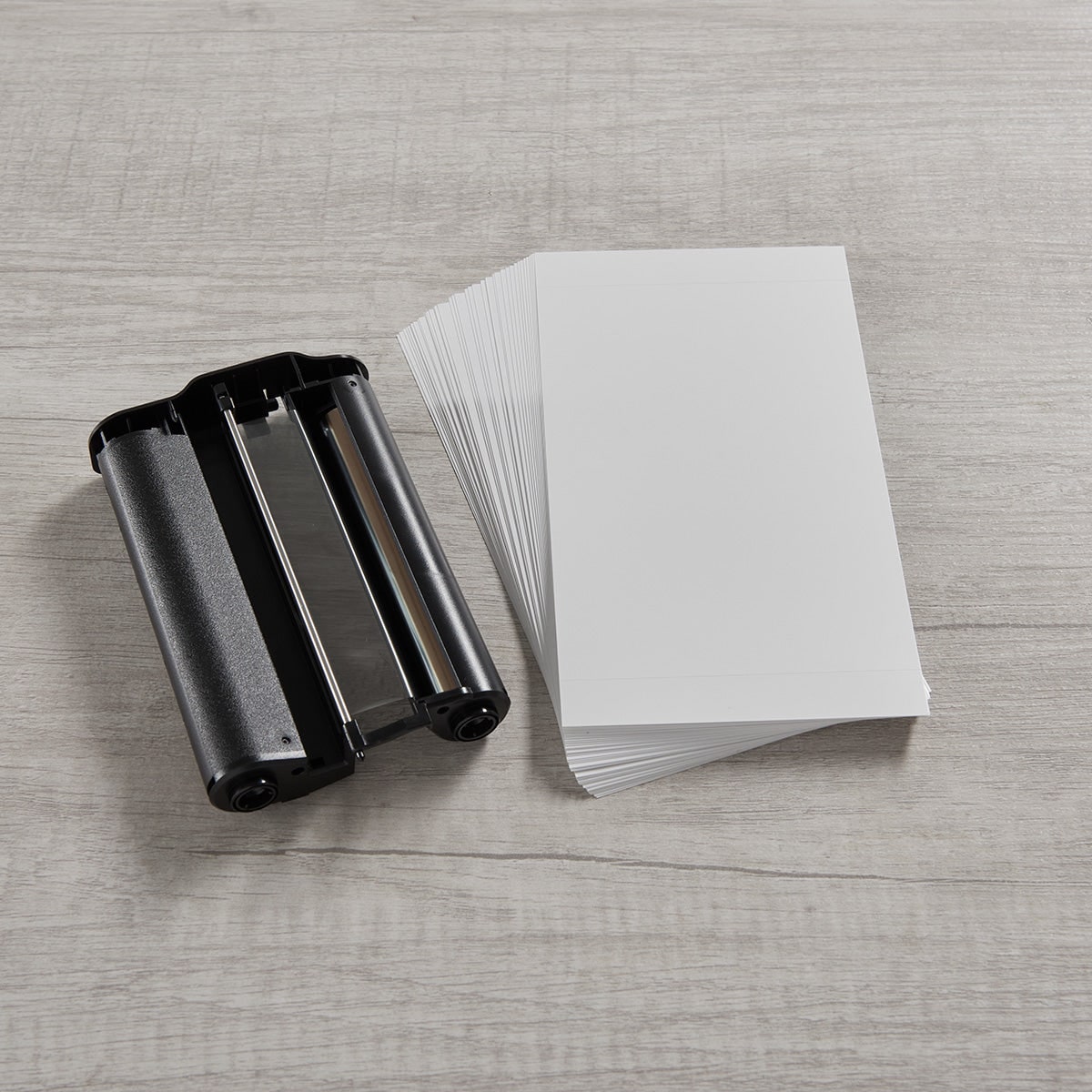 Photo Printer Refill Kit with Ribbon Cartridge and Perforated Paper 40 Sheets 4x6